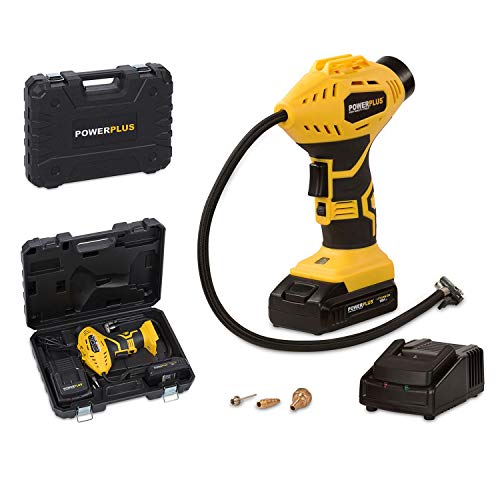 Bomba de Ar PowerPlus 18V | Vermelho, Amarelo VARO - Equipamento atlético de uso geral - 18v, vermelho, amarelo