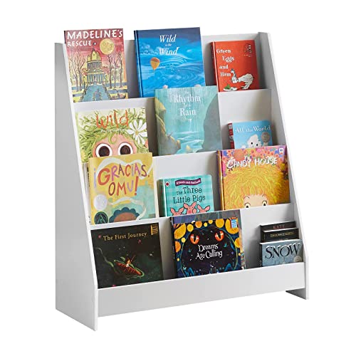 Estante Infantil SOBUY KMB32-W (Branco - 40x30x75 cm) sobuy - Estantes e prateleiras de pé - 5 kg, 40x30x75 cm, madeira, pvc