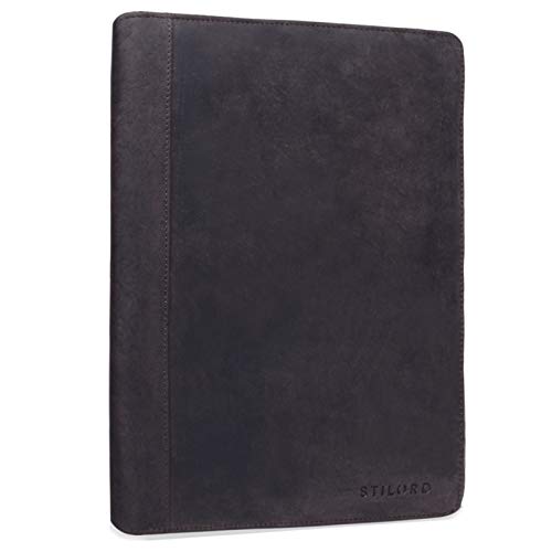 Capa de Documentos STILORD Julius (Burgundy) STILORD - Portfólios e pastas - vintage, pele de vaca, resistente, elegante