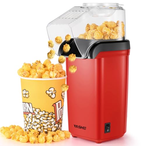 Máquina de Pipocas Elétricas YASHE 1200 W YASHE GLOBAL INC - Máquinas de pipocas - 1200 W, 1 l, vermelho
