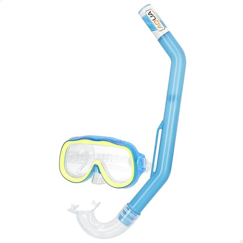 Acessórios para crianças AKTIVE Aqua Sport Set AKTIVE - Conjuntos de equipamento de mergulho e snorkeling - tubo ajustável, máscara hipoalergénica, lentes policarbonato, 7 anos