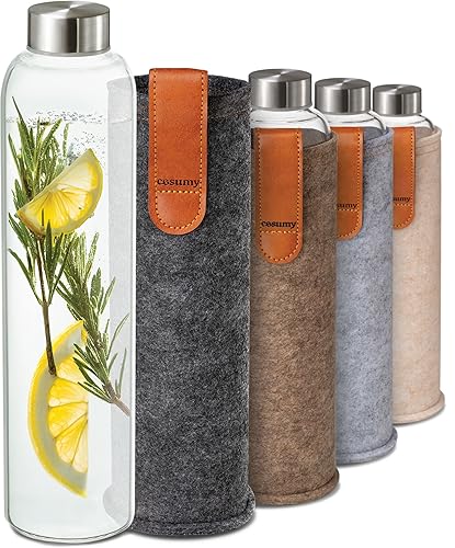 Garrafa de Água CRISTAL ERIK (750 ml) Niboline GmbH - Garrafas de água - 750 ml, portátil, fácil de limpar
