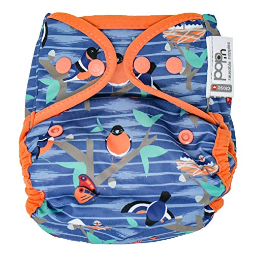 Close Pop Twilight Garden Reusable Nappy Cover Close Parent Ltd - Fraldas - impermeável, reutilizável, fácil de limpar
