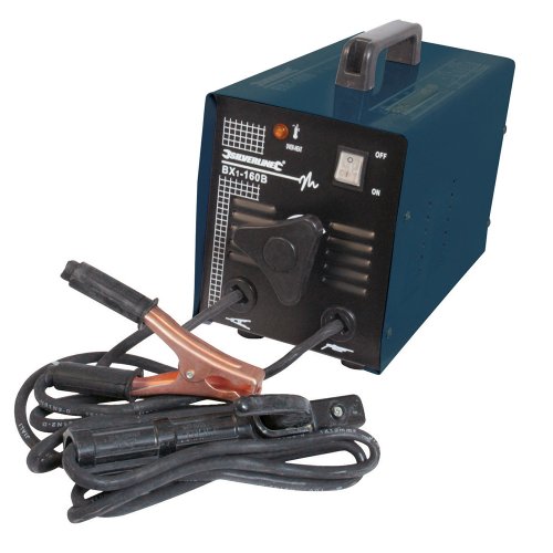 Máquina de Soldar Inversora SILVERLINE MMA160A Silverline - Ferramentas - inversora, preto, rede elétrica