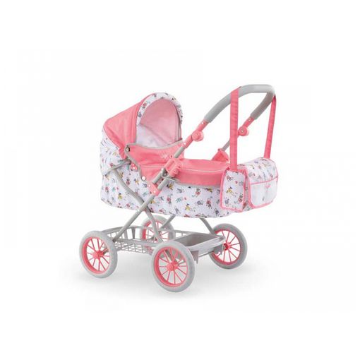 Carrinho de Bebé COROLLE Carrinho de bebé COROLLE - Acessórios para bonecas e figuras de ação - ajustável, 36-52 cm, sacola, cesto amovível