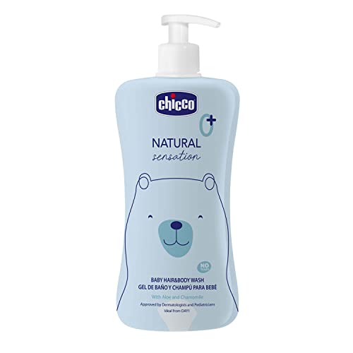 Gel de Banho e Champô Natural Sensation 0+Mês CHICCO Chicco - Conjuntos de presente para bebê - natural, 0+ meses, aloe vera, limão