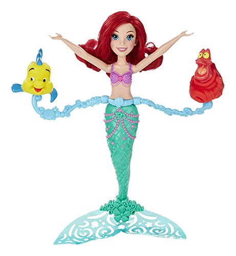 Boneca HASBRO Princess Ariel (Idade Mínima Recomendada: 3 anos) Hasbro - Brinquedos - nadar, acessórios, corpete, tridente, 3 anos