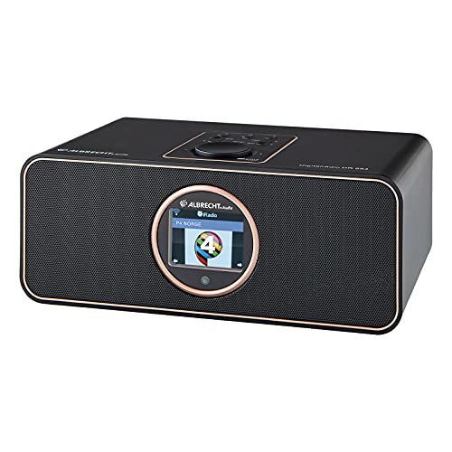 Rádio ALBRECHT DR 884 Preto (Digital - FM/AM/DAB+/Internet Radio) ALBRECHT - Radios - digital, fm, am, dab+, internet radio