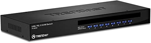 Switch TRENDNET TK-803R (8 Portas - USB) Trendnet - Concentradores e comutadores - 8 portas, usb