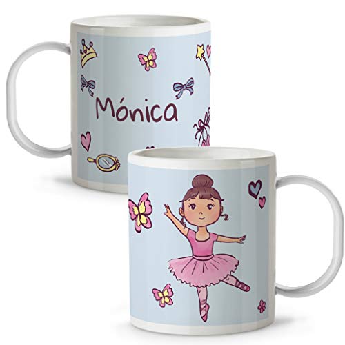 Caneca LOLAPix com Nome e Design de Baile Rosa LolaPix - Canecas - personalizável, nome, design, rosa