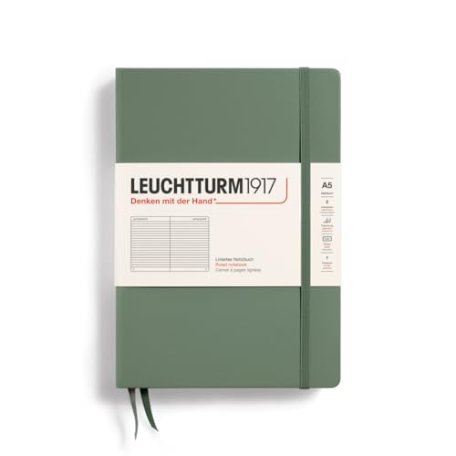 Caderno e Bloco de Notas LEUCHTTURM1917 365490 LEUCHTTURM1917 - Cadernos e bloco de notas - papel sem ácidos, anti-rotura, 80g/m², extradeferível