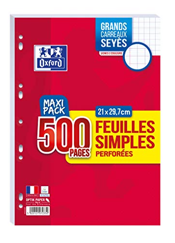 Oxford 400019082 caderno e bloco de notas A4 Preto Oxford - Papel para fichários - a4, preto, blocos de notas, escolares