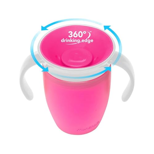 Garrafa de Água MUNCHKIN Miracle 360º (200 ml) Munchkin - Cozinha & sala de jantar - bpa free, anti-derrame, 200 ml, portátil