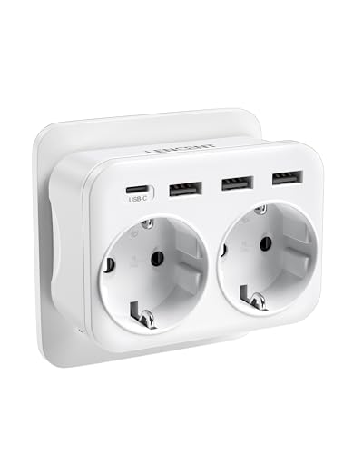 Extensão Elétrica LADRON 4000W (6 Tomadas) LENCENT Technology Co.,Ltd. - Tomadas e soquetes de energia - 6 tomas, 2 tomadas protegidas, 4000w, 15 metros