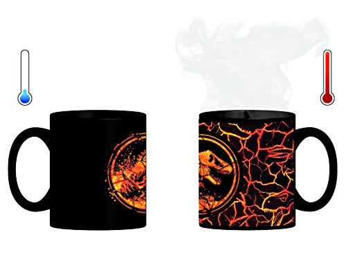 Caneca de Viagem TINIFIGURS Jurassic World Magic Mug Jurassic World - Canecas - caneca viagem, jurassic world, magic mug, desafio limites, cores mudam