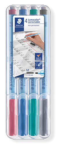 Marcador STAEDTLER Lumocolor (Ponta Média - Multicor) Staedtler - Marcadores e marcadores de texto - fibra, ponta média, multicor, lavável