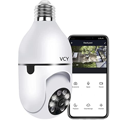 Câmara de Vigilância com Lâmpada Smart Life VCY - Câmeras de vigilância - câmara, vigilância, lâmpada