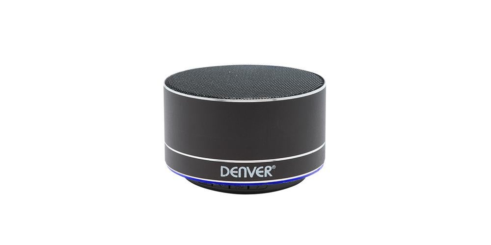 Coluna Bluetooth DENVER ELECTRONICS BTS-32BLACK MK2 (Preto - 20 W) Denver - Alto-falantes - bluetooth, 20 w, usb, alumínio