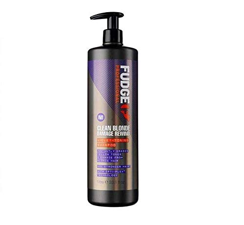 Champô FUDGE Clean Blonde Damage Rewind Violet Toning Shampoo (1000 ml) Fudge Professional - Shampoo & condicionador - limpeza, tonificação, violeta, proteção