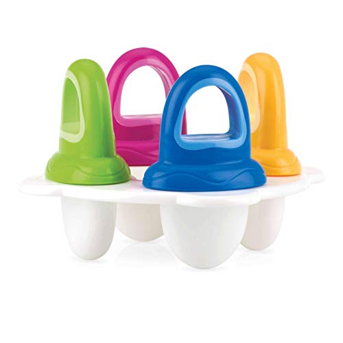 Conjunto de Formas para Polos NUBY (4 Un) Nuby - Utensílios de Cozinha - moldes, animais, capacidades motoras, 4 unidades