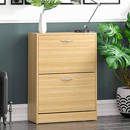 Sapateira VIDADESIGNS com 2 Gavetas (Madeira - 43 x 25 x 20 cm) Home Discount - Organizadores e sapateiras - madeira, 2 gavetas, resistente, durável
