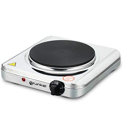 Grelhador Portátil GRUNKEL EHP-118INOX (1500 W) GRUNKEL - Eletrodomésticos de cozinha - 1500 w, portátil, aço inoxidável