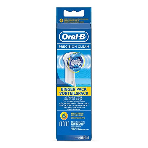 Cabeças para Escova de Dentes ORAL B Precision Clean Oral-B - Acessórios de banheiro - 2 cabeças, eficaz, remoção de placa