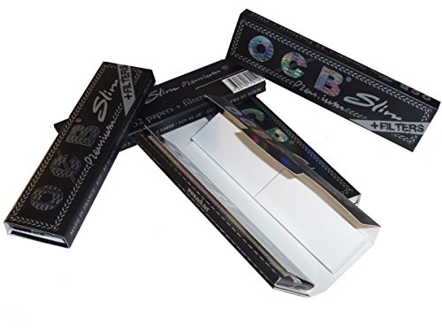 OCB Slim 10 Folhas e 10 Filtros Preto OCB - Cartuchos de toner e jato de tinta - slim, 10 folhas, 10 filtros, preto