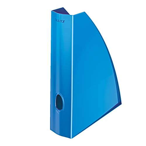 Porta Revistas LEITZ WOW Azul (31.2 x 7.5 x 25.8 cm) Leitz - Arquivamento e organização - azul, poliuretano, 31.2x7.5x25.8 cm