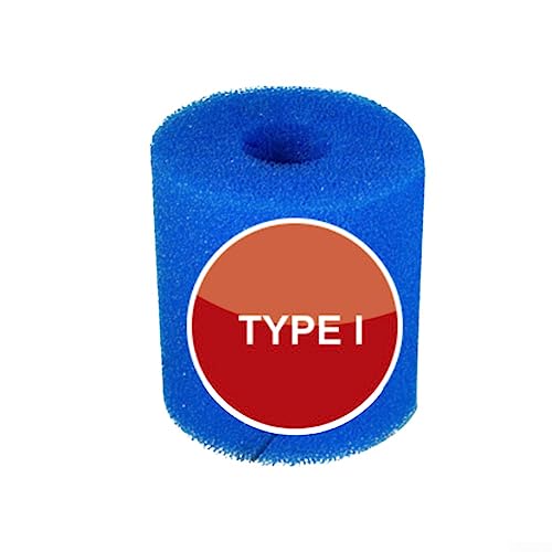 Esponja Filtro Reutilizável 1-2-6-8 Intex LVYXON - Eletrodomésticos - filtro reutilizável, 1-2-6-8 m³, espuma, azul branco
