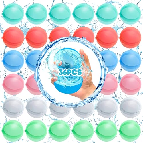 Conjunto 36 Bolhas de Água Reutilizáveis NCKIHRKK NCKIHRKK - Brinquedos - reutilizáveis, 36 bolhas