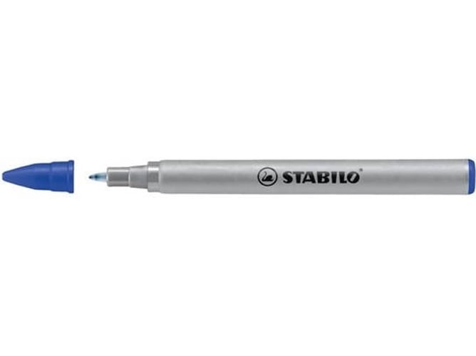 Recarga para Esferográfica Stabilo Easy Original Azul Stabilo - Tinta e recargas de caneta - recarga, esferográfica, stabilo easy original azul, tinta à base de água, traço fino