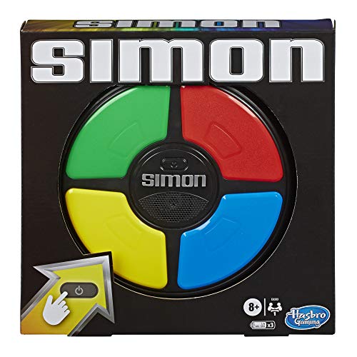 Jogo de tabuleiro HASBRO GAMING Simon (8 anos) Hasbro - Jogos - electrónico, luzes, sons, sequências