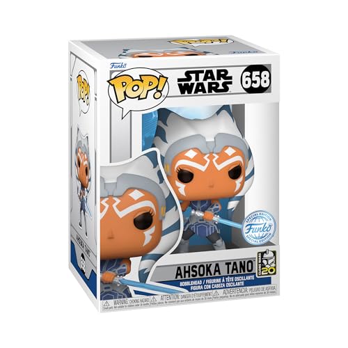 Figura FUNKO Pop! Star Wars: CW20 Ahsoka Funko - Cds de música - figura, funko pop, star wars, ahsoka, pvc, The Mandalorian