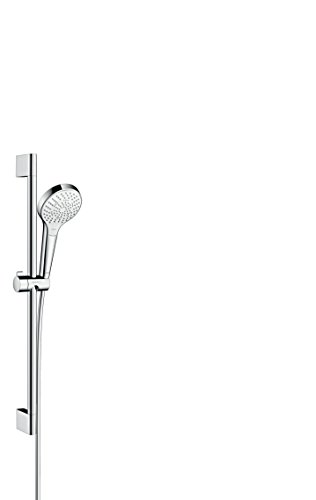 HANSGROHE Conjunto de chuveiro croma select s multi 3 jactos com barra 65 cm e flexível 1,6 m branco/chrome Hansgrohe - Chuveiros - 3 jactos, barra flexível, regulação temperatura, escoamento rápido