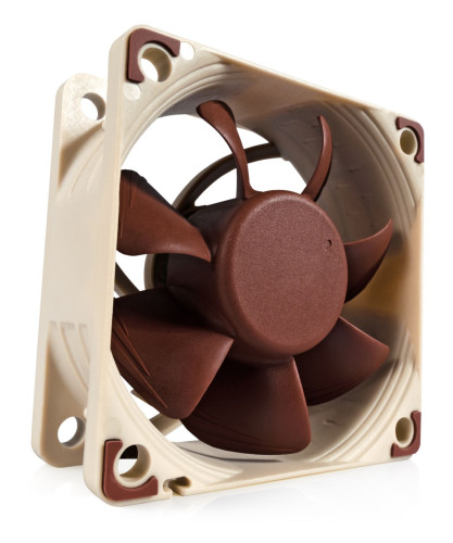 Ventoinha NOCTUA NF-A6X25 PWM (Com fios - 3000 RPM - Preto) Noctua - Peças de refrigeração de sistema de computador - pwm, 3000 rpm, preto, com fios