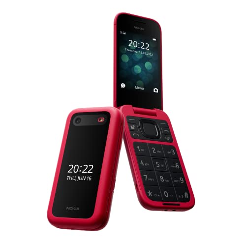 Telemóvel NOKIA 2660 (2.8'' - 4G - Vermelho) Nokia - Telemóveis - telemóvel, nokia 2660, 2.8 polegadas, 4g, vermelho