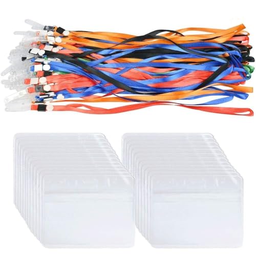 Suporte para Cartões de Identificação e Cordões BUYGOO - Porta-crachás e porta-bilhetes - suporte, cartões, identificação, cordões