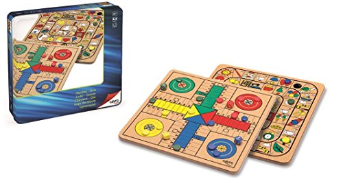 Jogo de tabuleiro CAYRO JUGETES SL (8 anos) Cayro - Jogos de tabuleiro - tabuleiro reversível, dados, peças em madeira, bandeja de madeira
