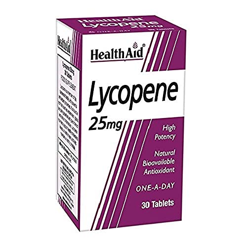 Suplemento Alimentar HEALTHAID Licopeno (30 cápsulas) Health Aid - Vitaminas e suplementos - licopeno, 25 mg, 30 cápsulas, imunidade, visão