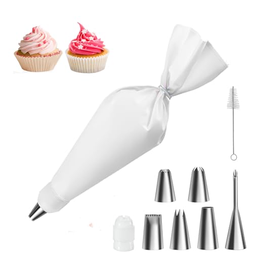 Tubo Pastelero Czwander 39Cm com 6 Bocas Czwander - Materiais de decoração de bolos - aço inoxidável, 39 cm, 6 bocas