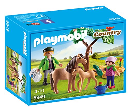 Playmobil 6949 Conjunto de Brinquedos de Bonecos PLAYMOBIL - Conjuntos de brinquedos - póneis, médico, menina, árvores