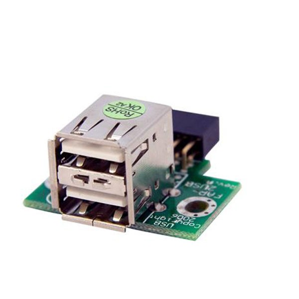 Cabo Adaptador StarTech.com USB2S4PCARD USB 2.0 A para Interno STARTECH.COM - Placas-mãe - usb 2.0, placa base, 4 pinas, porta USB