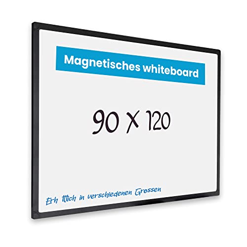 IVOL Eco Magnetic Whiteboard 90x120cm Frame Black VIVOL - Quadros de exibição - 90x120cm, magnética, ferro, elegante