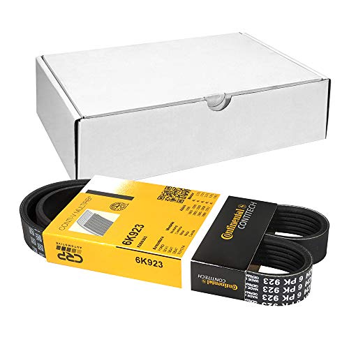 Correia de Acessórios para Máquina de Lavar Roupa CONTINENTAL EDISON 6PK923 CONTITECH - Variadores de frequência e velocidade ajustável - preto, continental edison, compatível, 1 kg