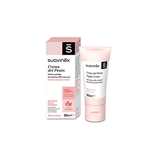 Creme para Pezão SUAVINEX (20 ml) - 99% ingredientes naturais Suavinex - Loção e hidratante - lanolina, hipérico, óleo de oliva, vitamina E