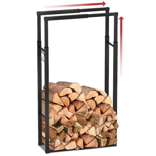 Suporte de Madeira para Lareira VOUNOT 1000 VOUNOT - Suportes de lenha e transportadores - madeira, 50 kg, 65 cm, preto