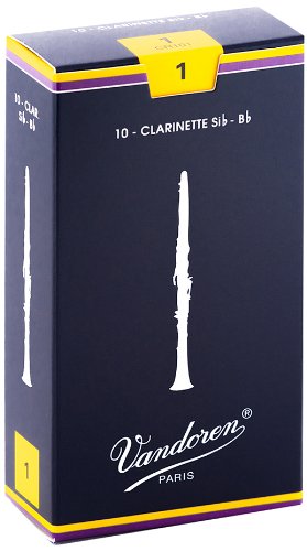 Vandoren Cr101 Force 1 Clarinet Reed Sib 2.5 VANDOREN - Acessórios para instrumentos de sopro de madeira - clarinete, sib 2.5, som rico, poderoso