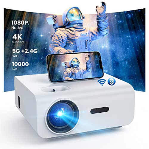 Projetor mini portátil wifi bluetooth 5g e 2.4g 12000lm 4k full hd TOPVISION - Projetores - portátil, wifi, bluetooth, 5g, 2.4g, 12000lm, 4k