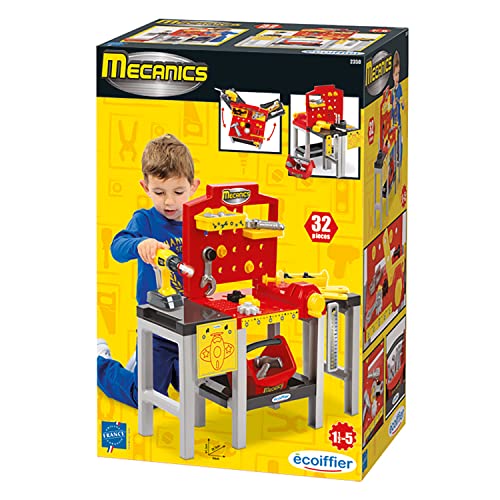 Playset Ecoiffier Etabli Modulable 25 pièces Ecoiffier - Brinquedos - acessórios, expansível, loja giratória, multiuso